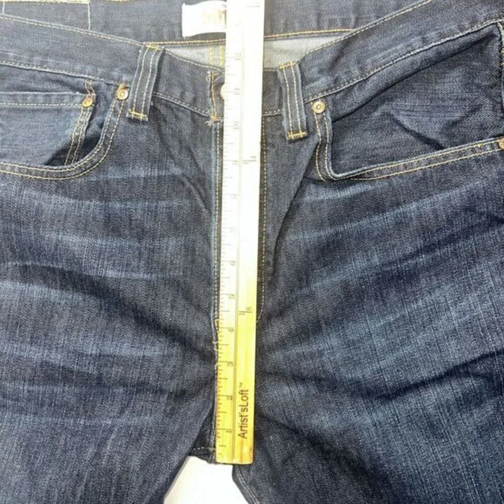 Levis Men's 501 Straight Fit Denim Blue Jeans Button‎ Fly Modern Sz 34x34